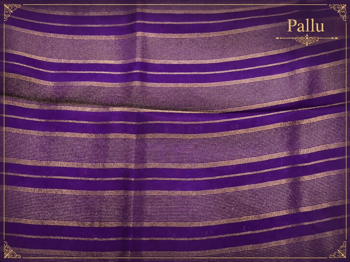 Royal Violet Semi Crepe Silk Saree