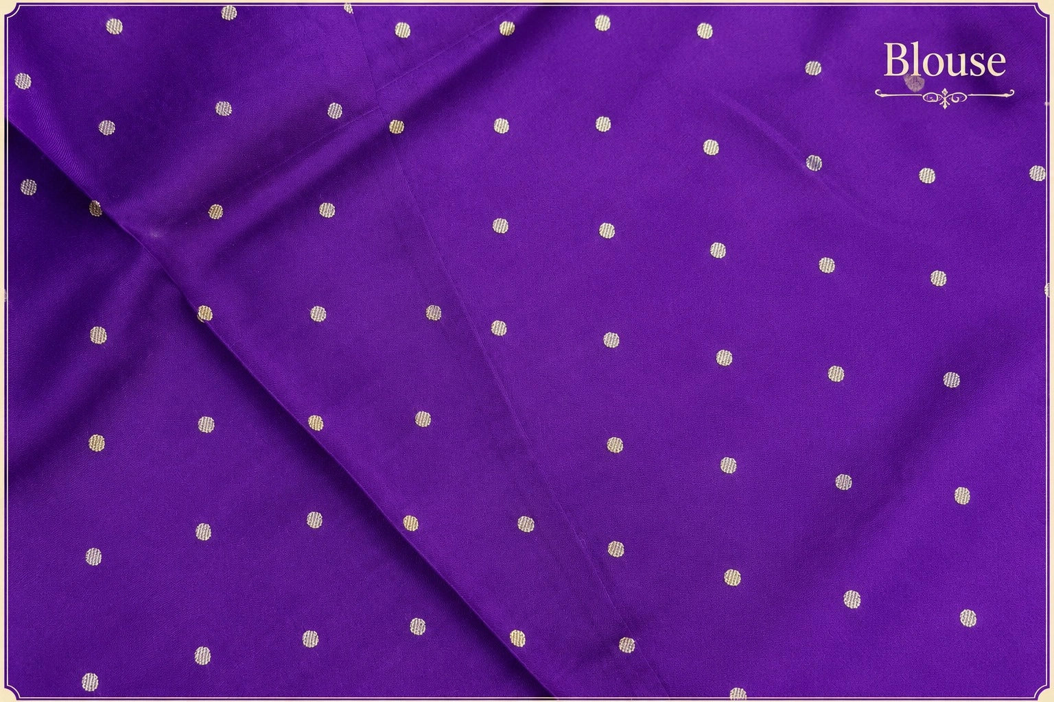 Royal Violet Semi Crepe Silk Saree