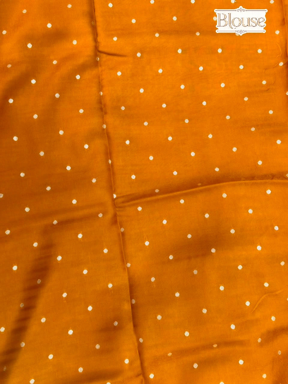 Amber Mustard Semi Crepe Silk Saree